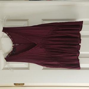 Kendall & Kylie top, maroon, size M